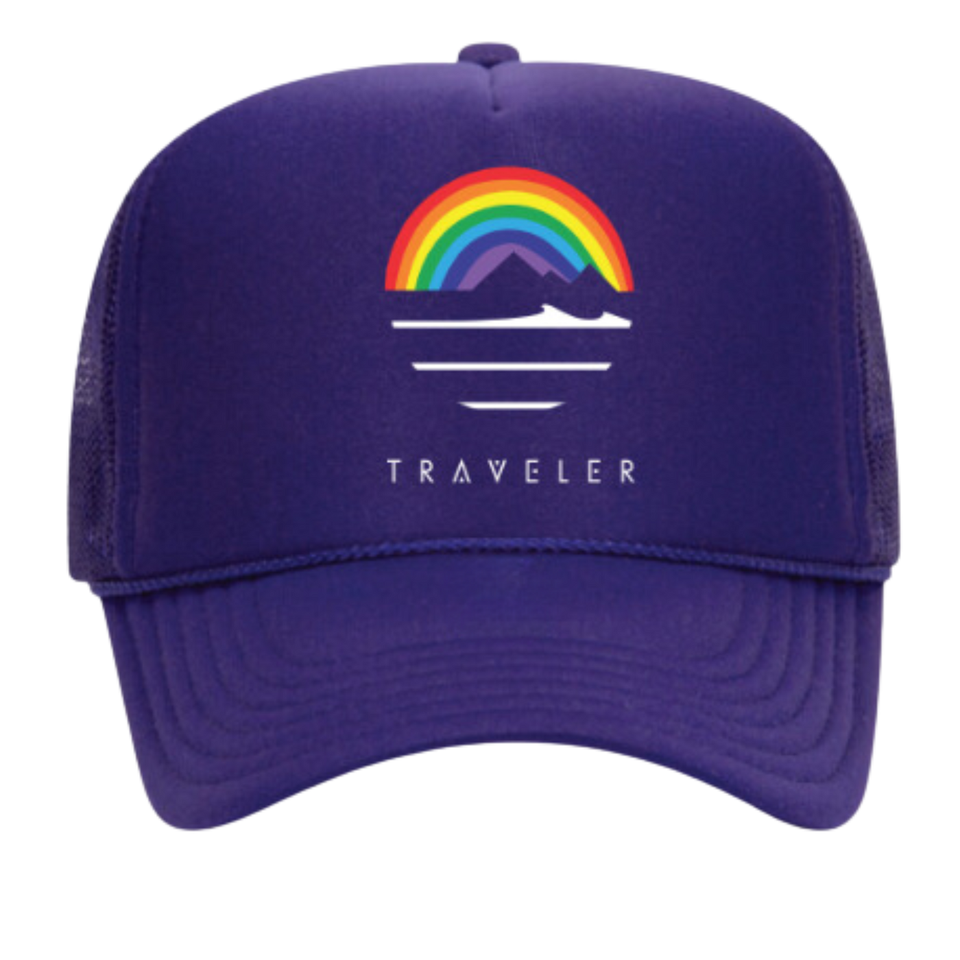 Kids Traveler Trucker Hat - Rainbow