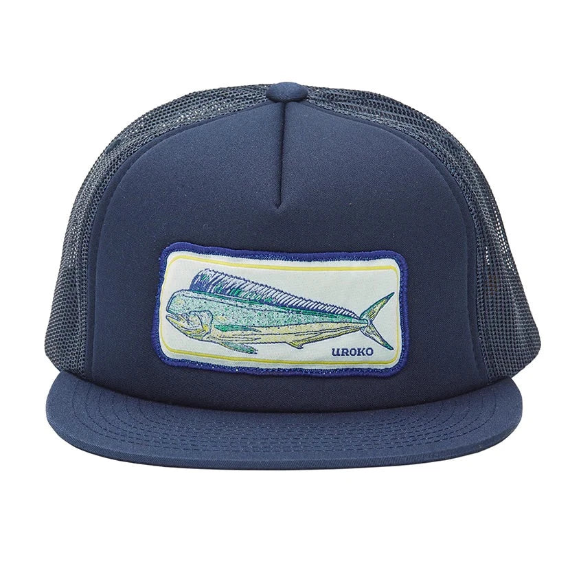 LING COD Foamy Trucker Hat Snapback Blue White Black California