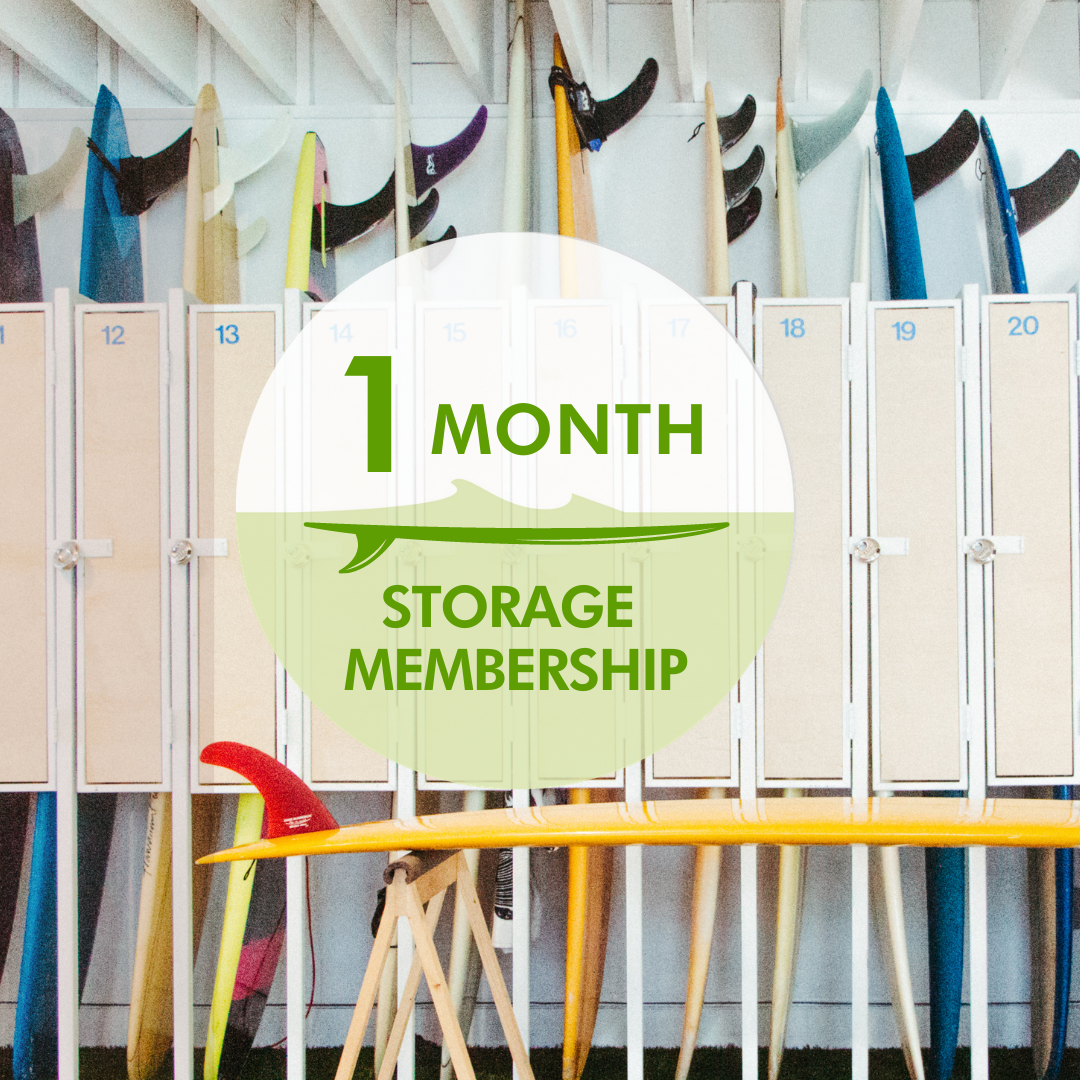 1 Month Malibu Membership - With Surfboard Storage