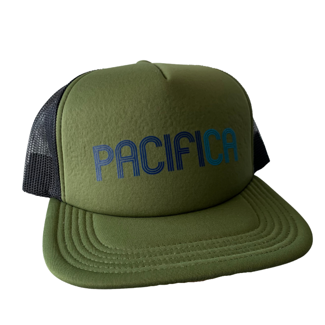 Pacifica Blue Logo Trucker Hat