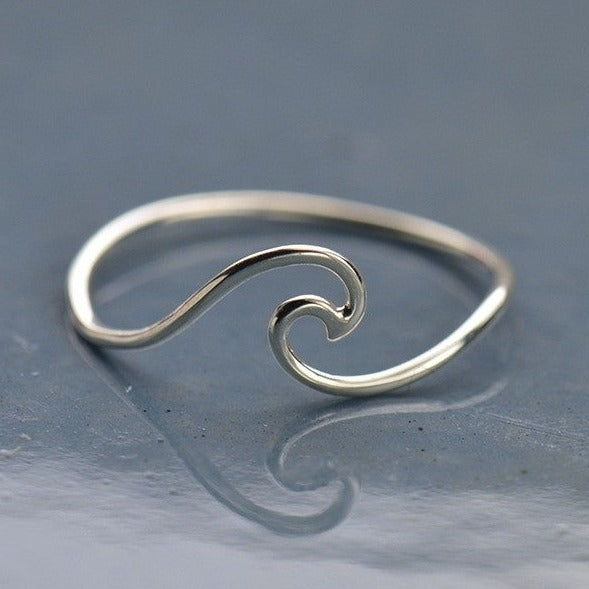 Sterling Silver Wave Ring | Traveler Surf Club