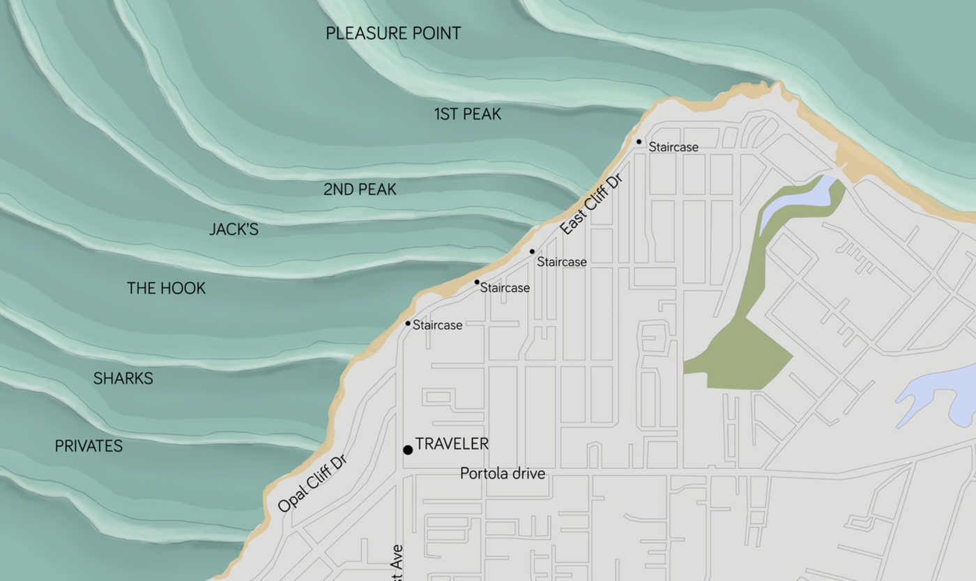 The Traveler Guide to Riding Waves; Part 3.2 Surfing Santa Cruz, CA: Pleasure Point