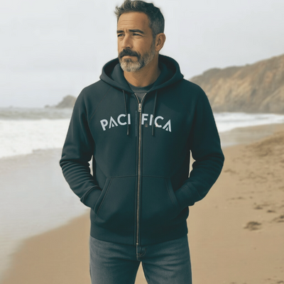 Pacifica Letter Zip Hoodie