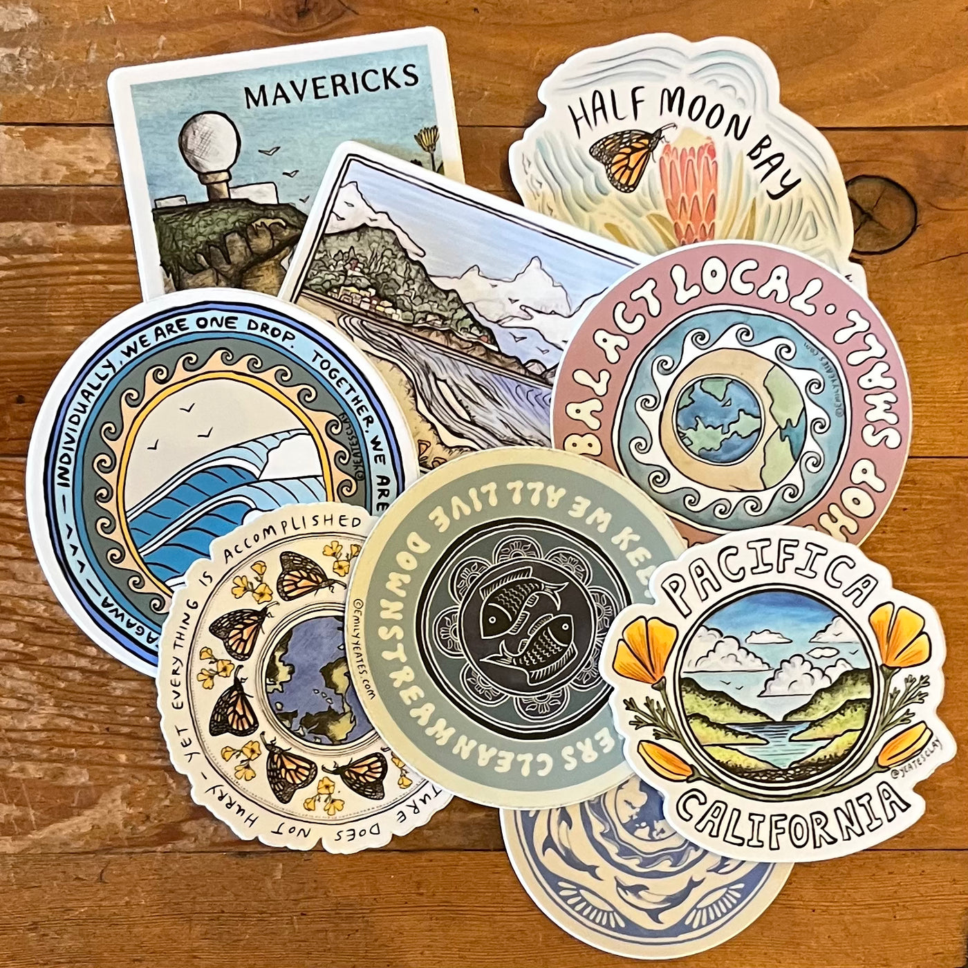 Yeates Clay Stickers