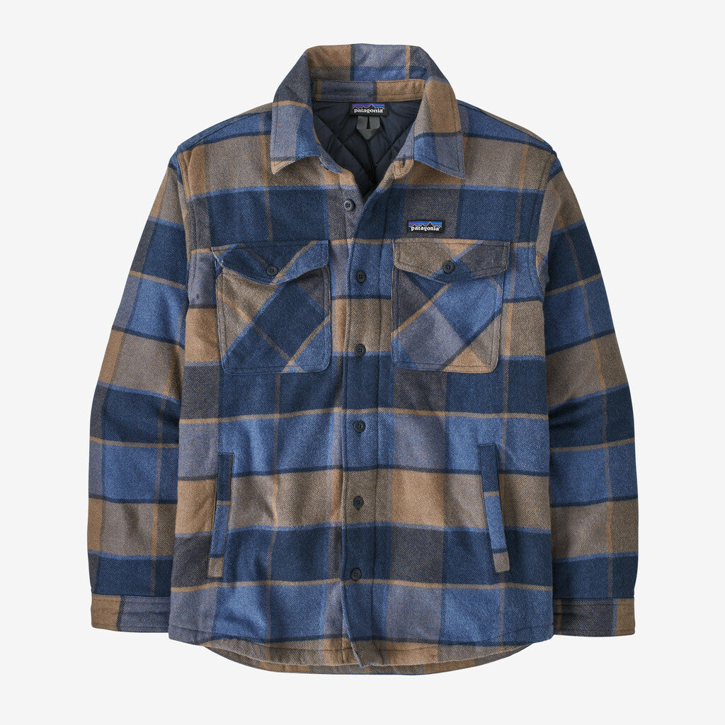 Men's Insulated Organic Cotton Lightweight Fjord Flannel Shirt