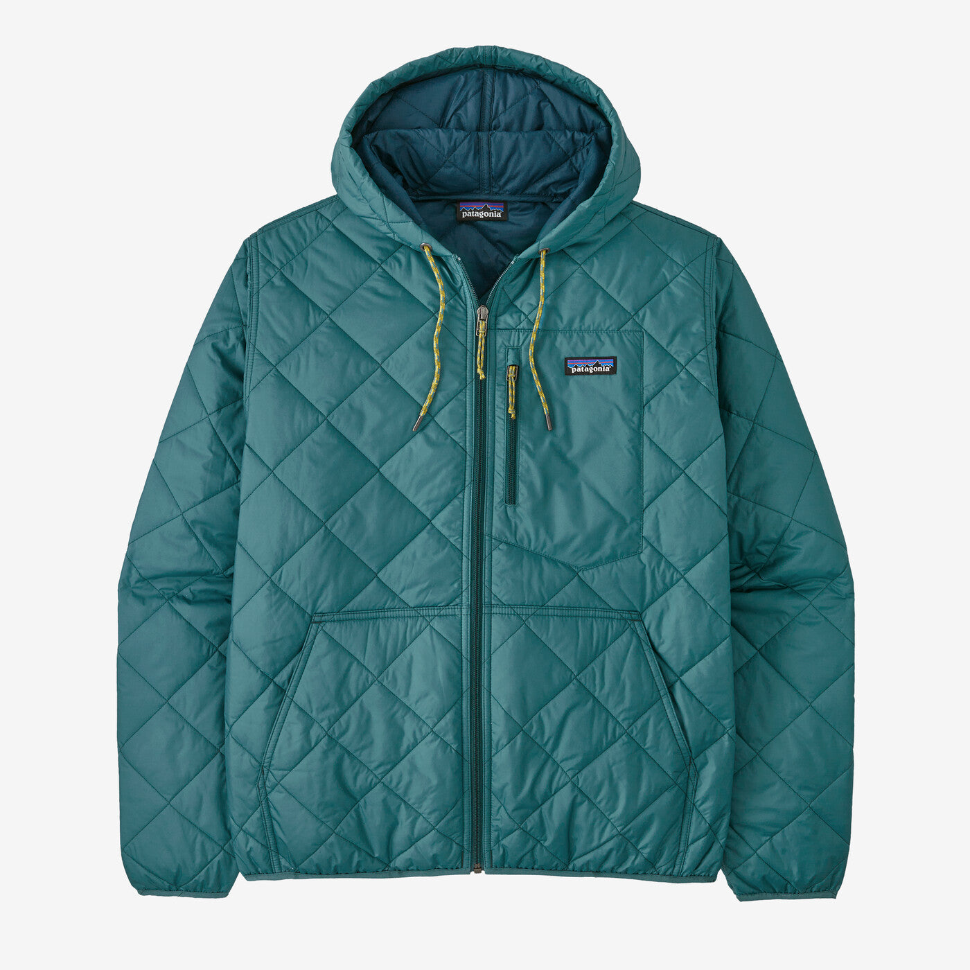 Men's Diamond Quilted Bomber Hoody