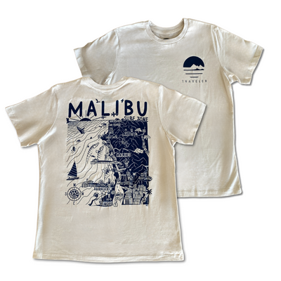 Womens Malibu Map Tee