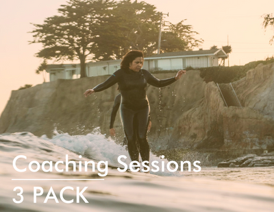 3 Pack of Surf Lessons - Santa Cruz