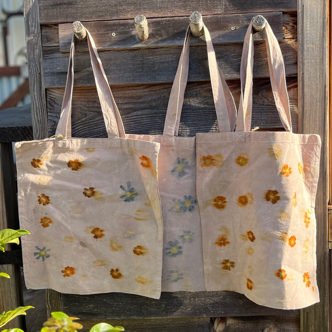 Natural Dye Tote-Sumac