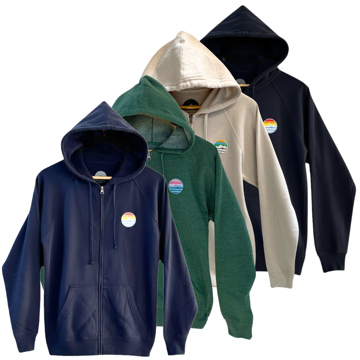 Traveler Patch Zip Hoodie