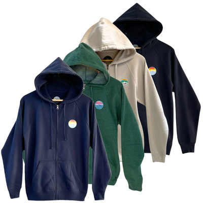 Traveler Patch Zip Hoodie