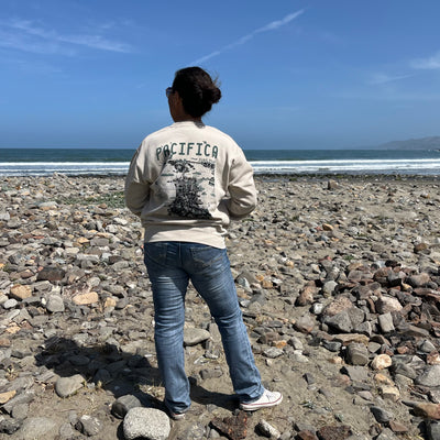 Women's Pacifica Map Crewneck Sweatshirt