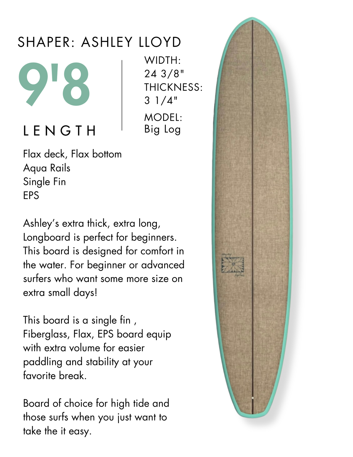 Fiberglass Surfboard Rentals - Santa Cruz