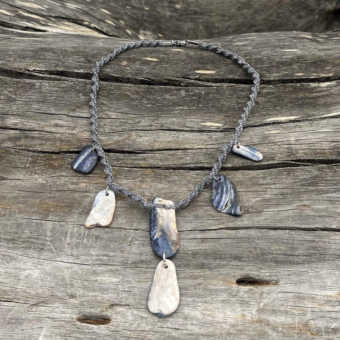 Mussel Dangle Necklace