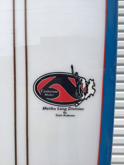 9'4 Anderson Farberow 1 - Blue Bottom / Clear Deck