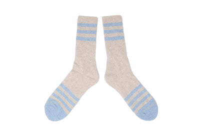 Heather Stripe Cotton Socks