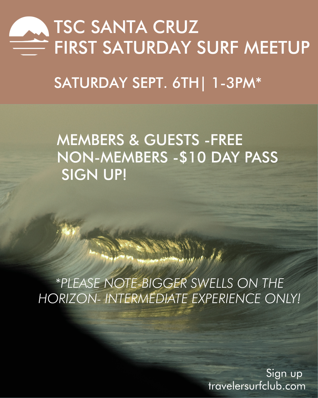TSC Santa Cruz-First Saturdays Surf Meet Ups