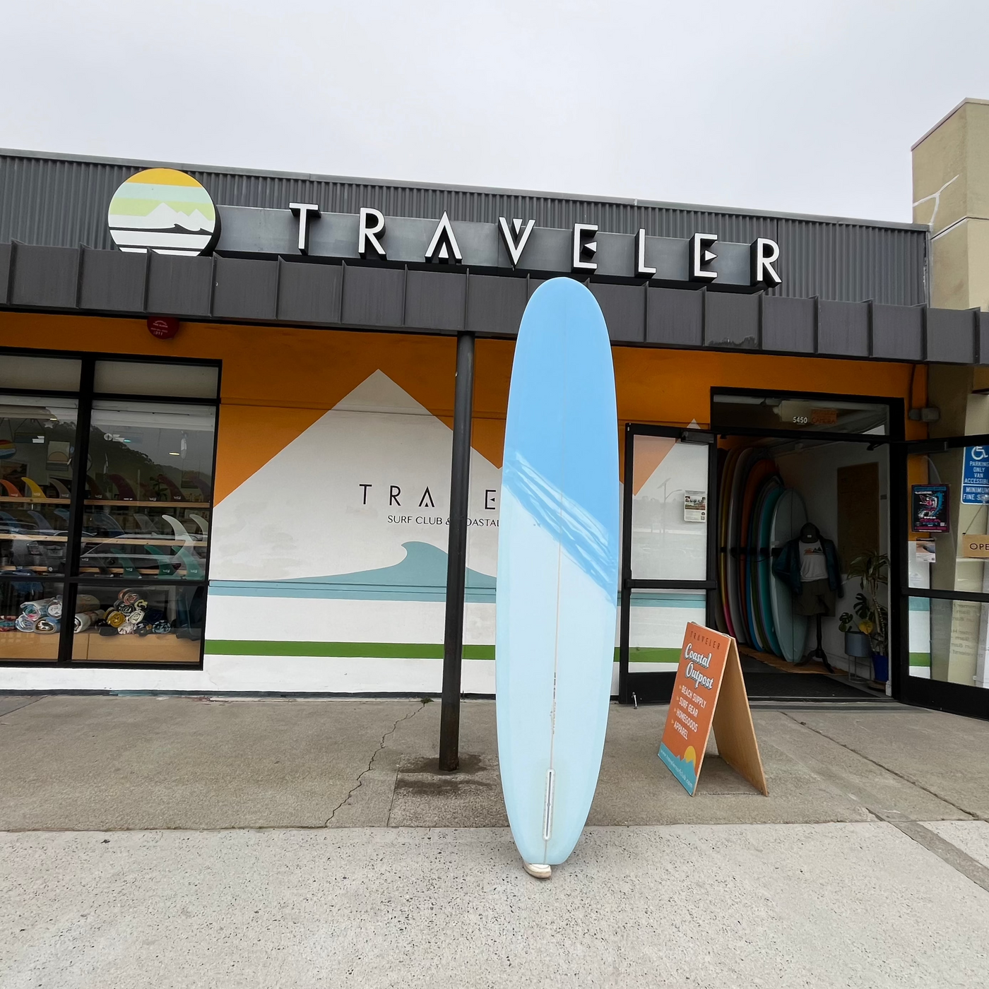 9'4 California Coaster -Blue/Lt Sky