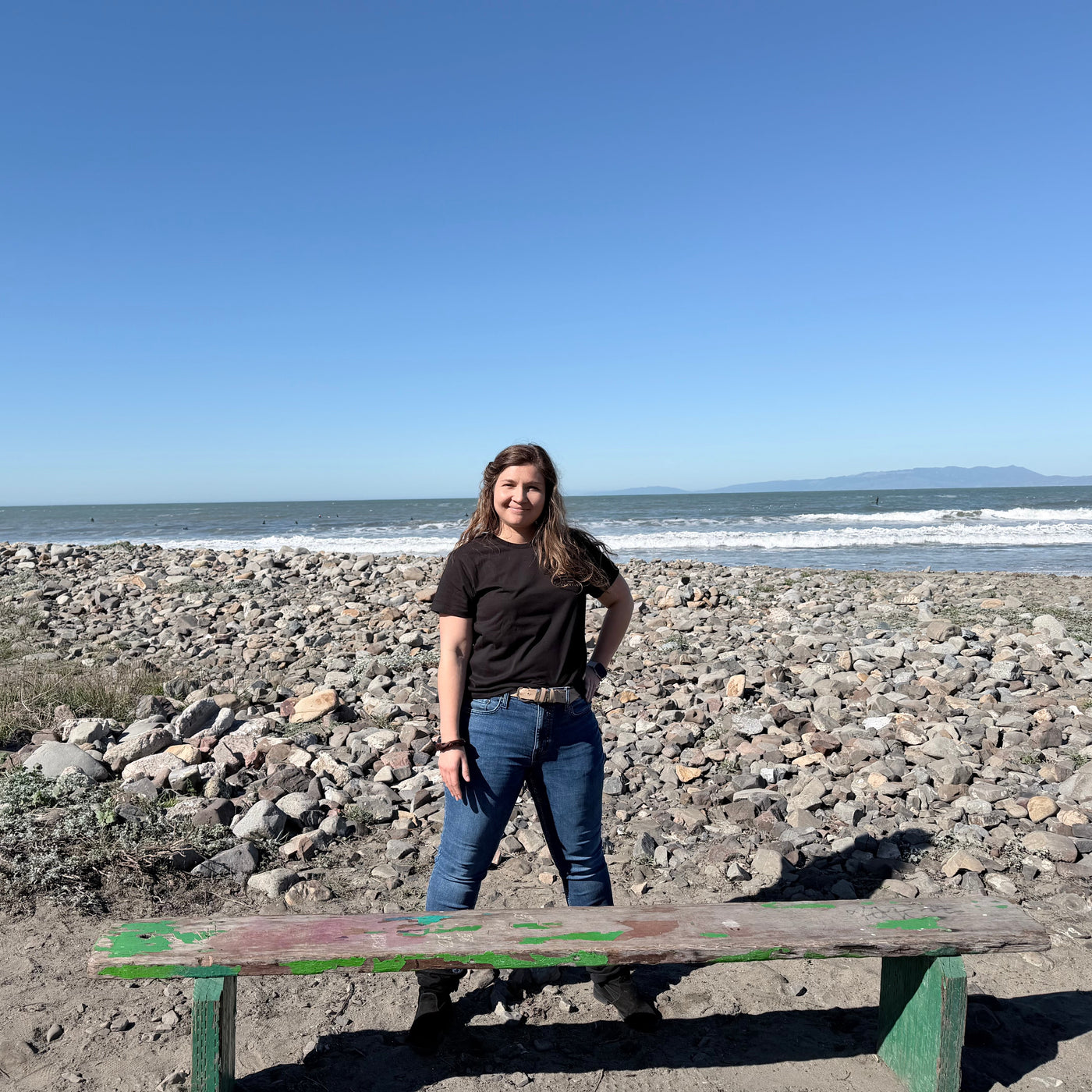 Womens Pacifica Map Boyfriend Tee