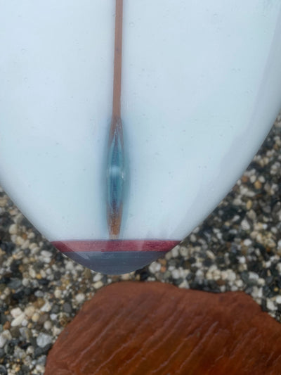 8'2" John Schultze Pin Tail With Multi Colored Resin Tail Block