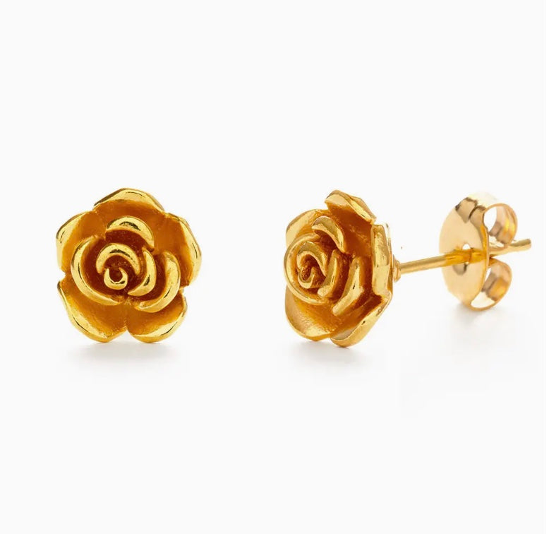 Rose Stud Earrings