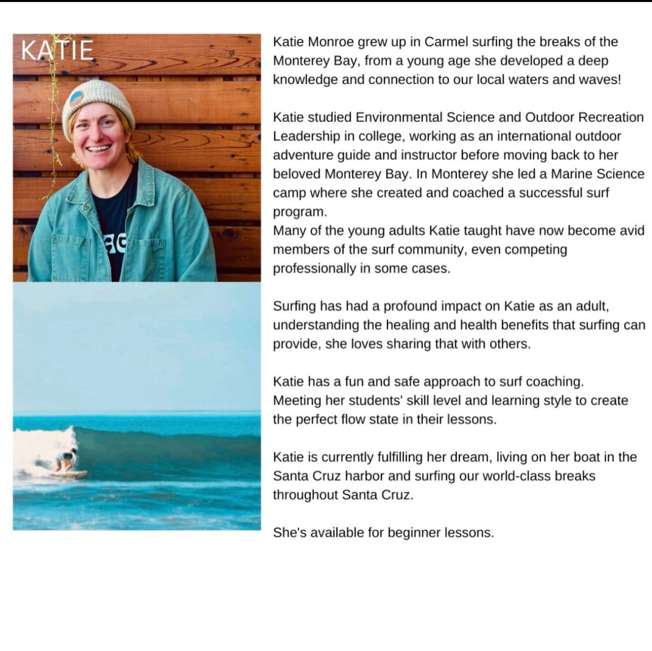 Intermediate Surf Coaching  - Santa Cruz
