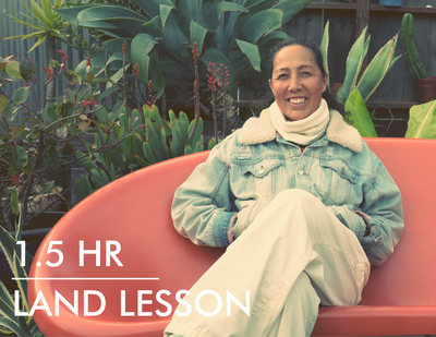 Land Lesson – with April for Beginner Surfers
