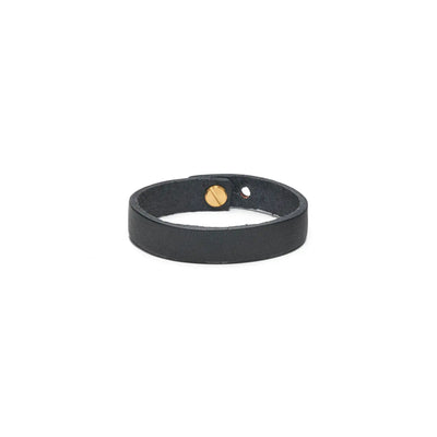 Men's Snap Leather Bracelet