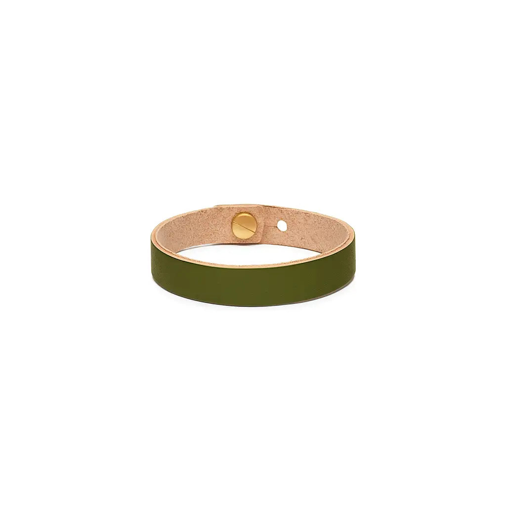 Men's Snap Leather Bracelet
