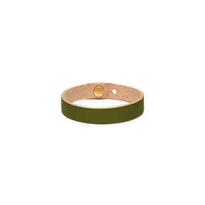 Men's Snap Leather Bracelet