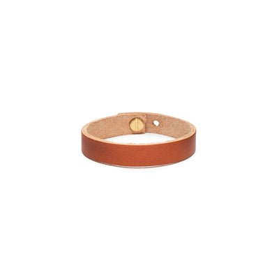 Men's Snap Leather Bracelet