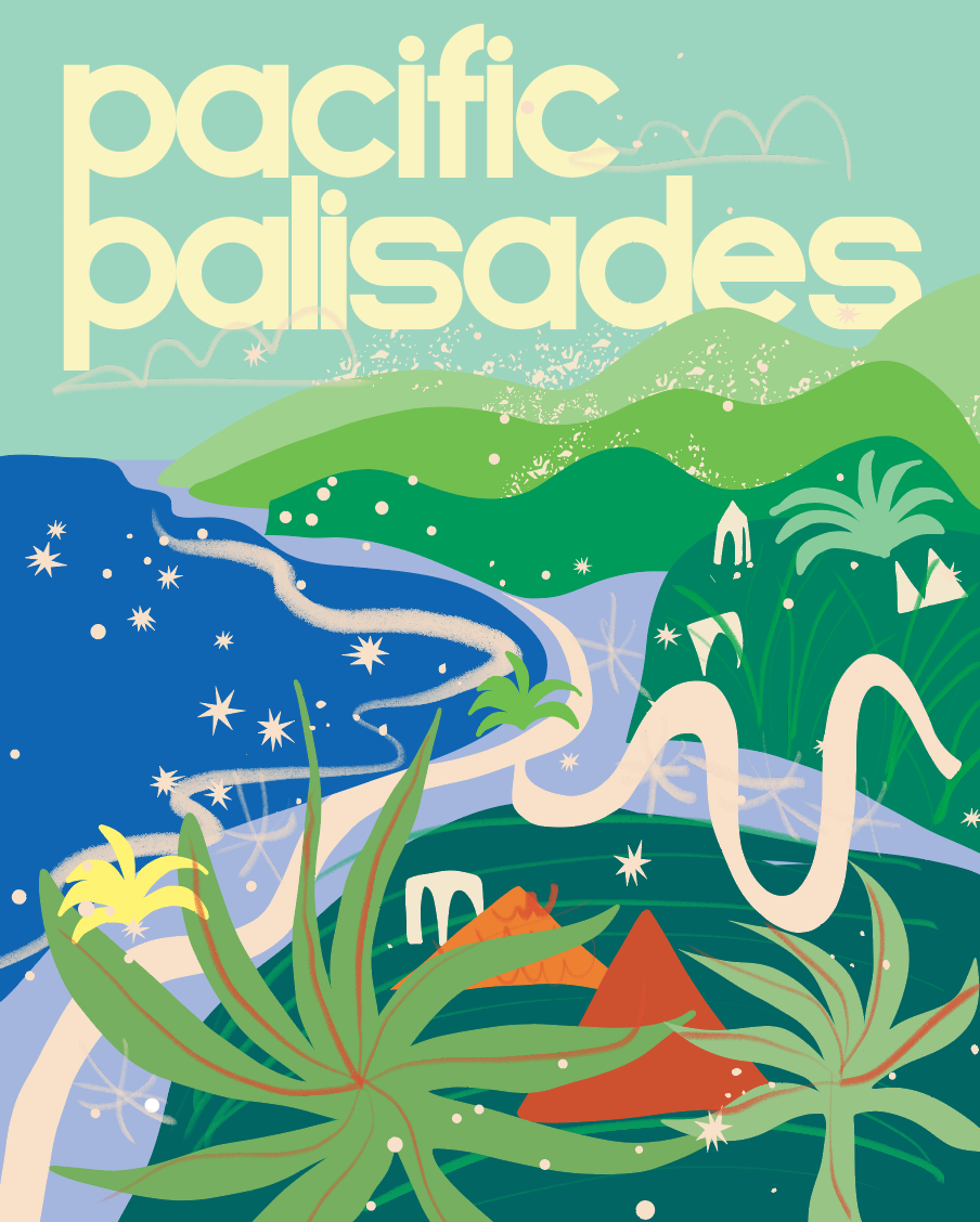 Pacific Palisades Art Print