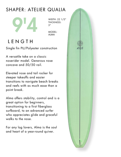 Fiberglass Surfboard Rentals - Santa Cruz