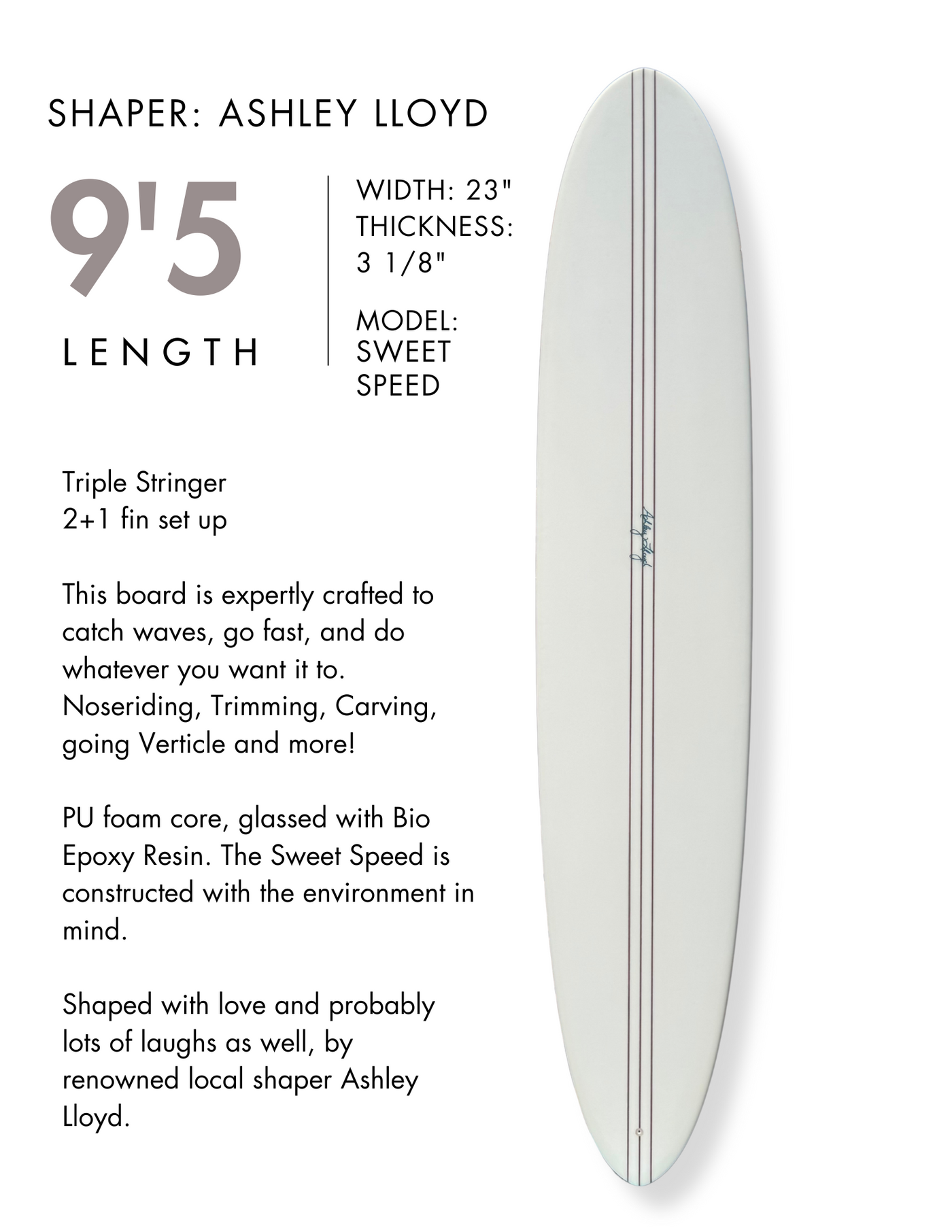 Fiberglass Surfboard Rentals - Santa Cruz