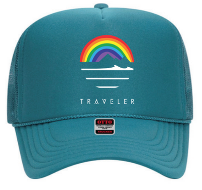 Kids Traveler Trucker Hat - Rainbow