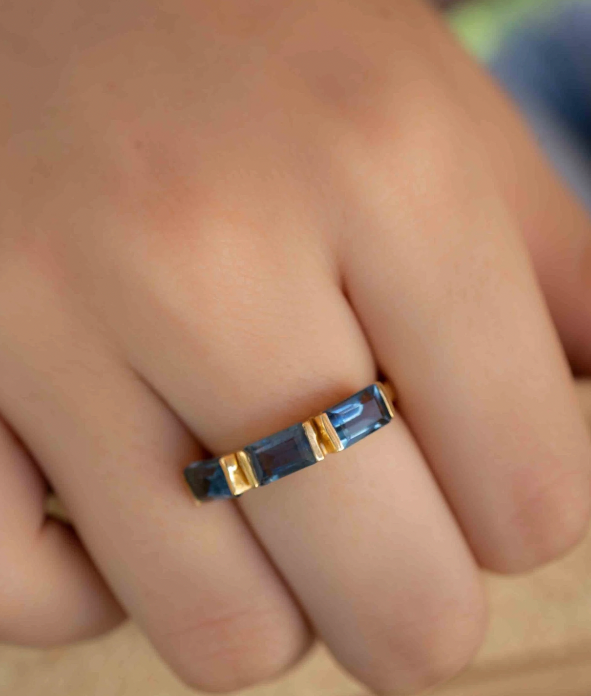 Lolite Hydro Stackable Ring