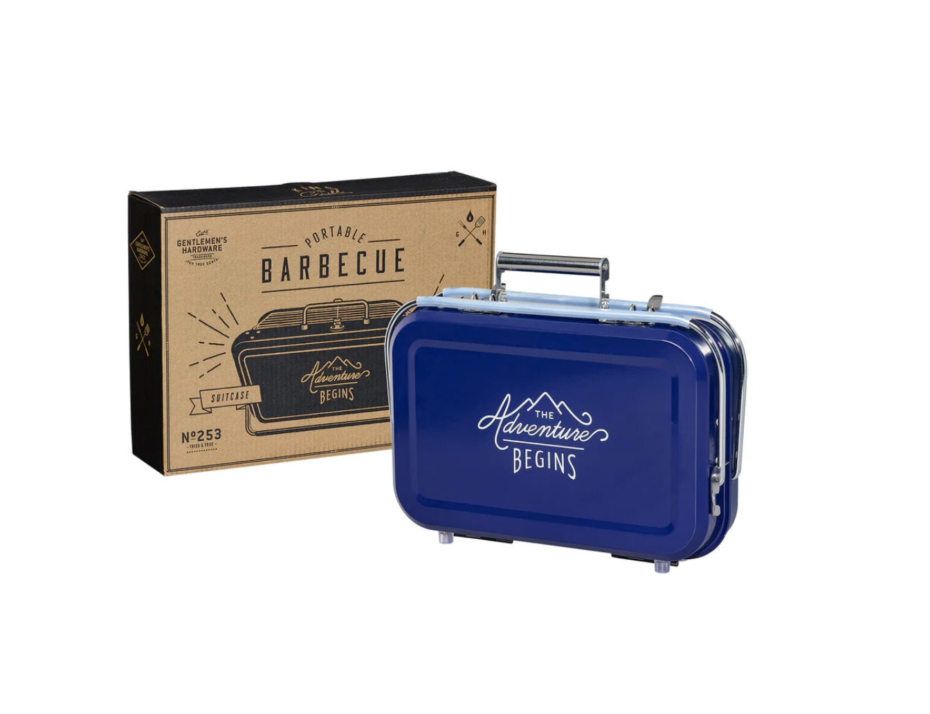 Portable BBQ Briefcase Grill