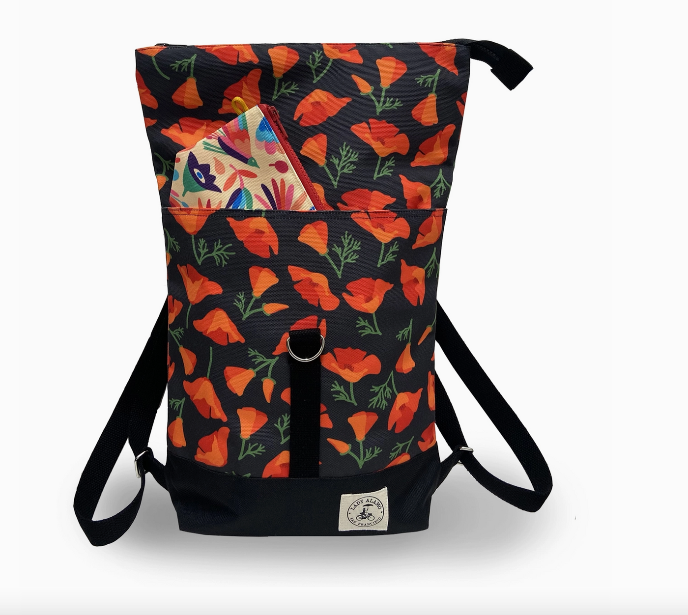 Mini Brightday Backpack: Poppy Charcoal