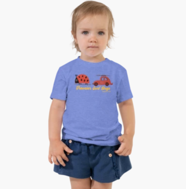 Traveler Surf Bugs Kids Tee & Baby Onesie