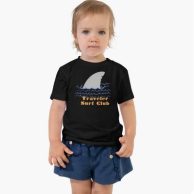 Shark Fin Kids Tee