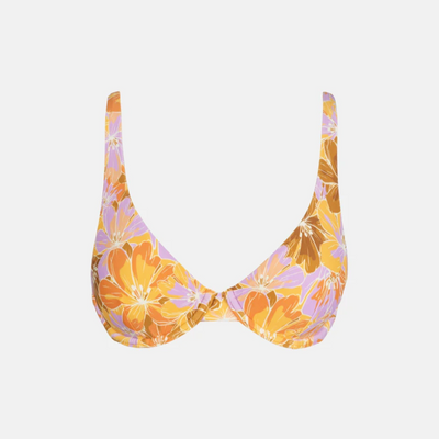 Mahana Floral Underwire Bikini Top