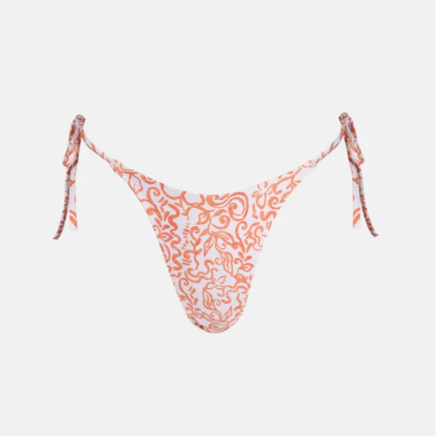 Islander Floral Tie Side Hi Cut Bikini Bottom