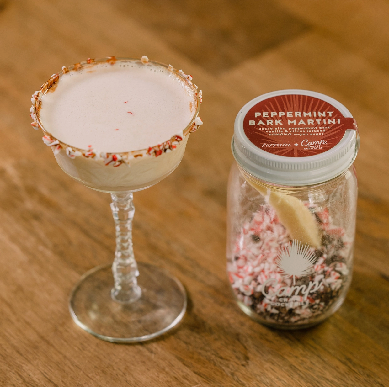 Camp Cocktail - Peppermint Bark Martini