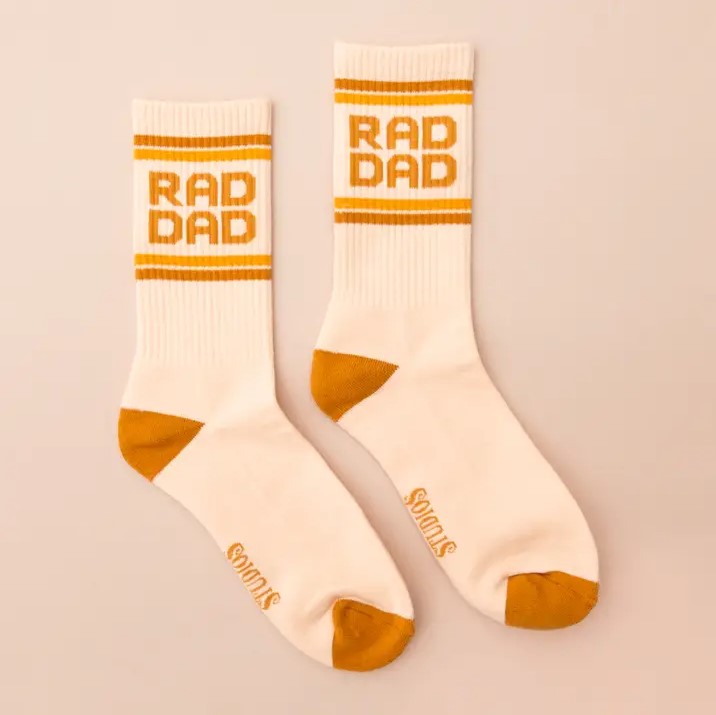 Rad Dad Ribbed Crew Socks