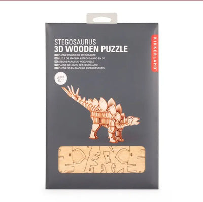 Stegosaurus 3D Wooden Puzzle