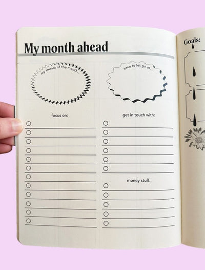 Rare Rose Month View Planner
