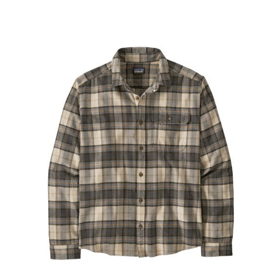 Men's Long Sleeved Lightweight Fjord Flannel Shirt