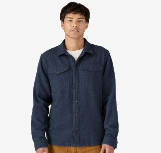 Men's Long-Sleeved Organic Cotton Midweight Fjord Flannel Shirt