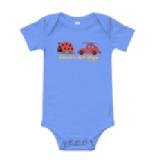 Traveler Surf Bugs Kids Tee & Baby Onesie