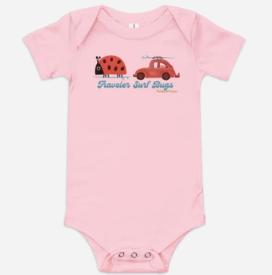 Traveler Surf Bugs Kids Tee & Baby Onesie